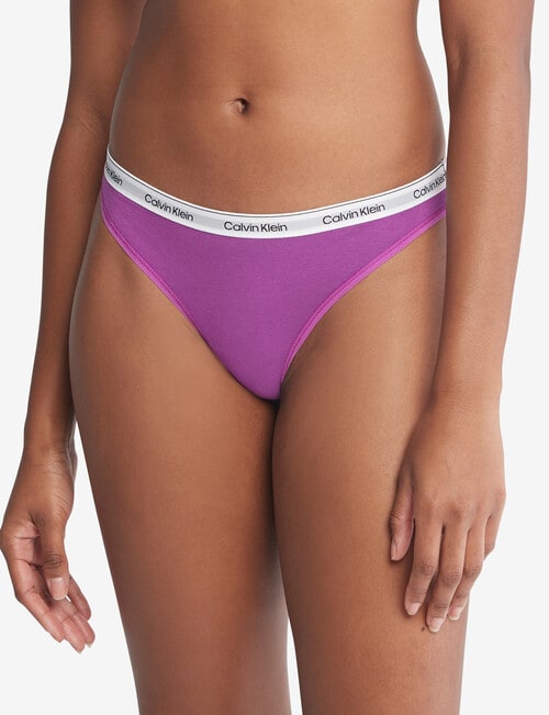 Calvin Klein Modern Logo Thong Brief, 5-Pack, XS-XL