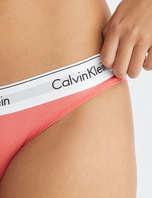 Calvin Klein Modern Cotton Bikini Calypso Coral, XS-XL product photo View 03 L
