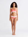 Calvin Klein Modern Cotton Thong Brief, Calypso Coral, XS-L product photo View 03 S