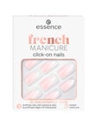 Essence French Manicure Click-On Nails, 02 Babyboomer Style product photo