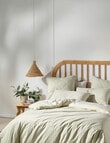 Linen House Pedro Duvet Cover Set, Eucalyptus product photo View 02 S