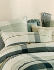 Linen House Levon Duvet Cover Set, Jade product photo View 02 S