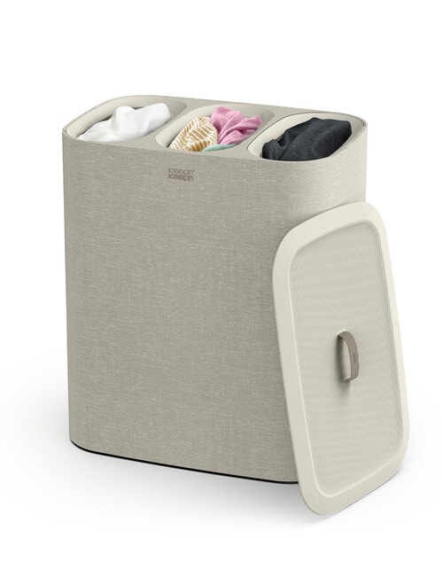Joseph Joseph Tota 90L Trio Laundry Basket, Ecru product photo View 02 L
