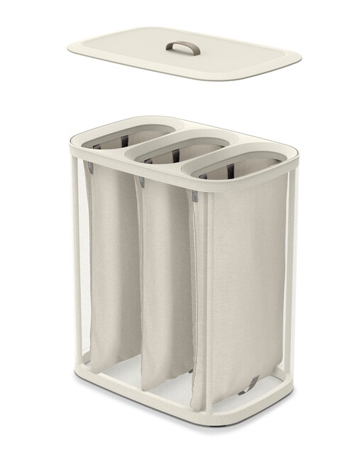 Joseph Joseph Tota 90L Trio Laundry Basket, Ecru product photo View 03 L