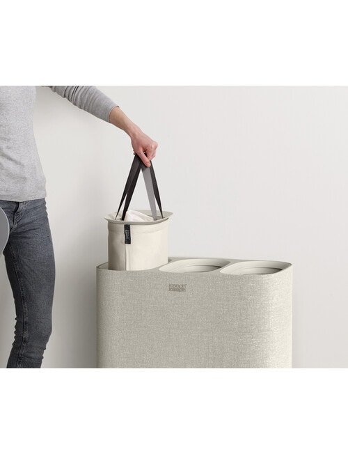 Joseph Joseph Tota 90L Trio Laundry Basket, Ecru product photo View 04 L
