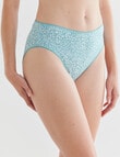 Lyric Animal Hi-Cut Briefs, Aqua, 4-Pack, 8-26 product photo View 02 S