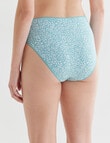 Lyric Animal Hi-Cut Briefs, Aqua, 4-Pack, 8-26 product photo View 03 S