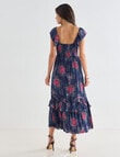 Harlow V-Neck Flutter Sleeve Dress, Romance Floral product photo View 02 S