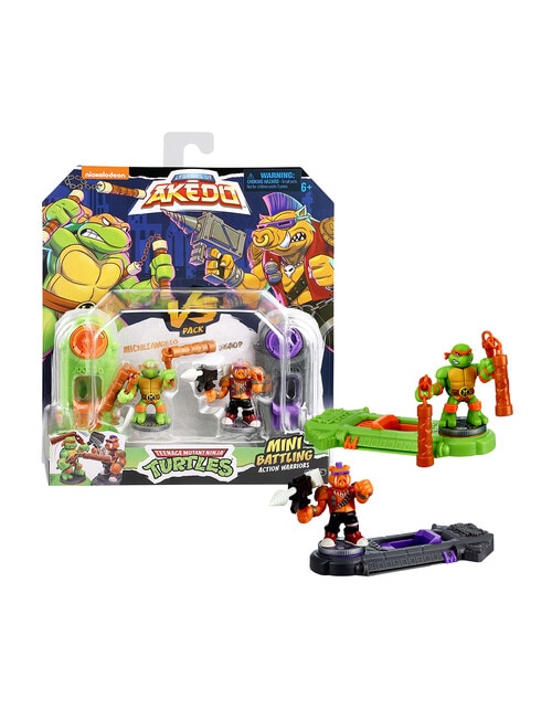 Teenage Mutant Ninja Turtles Legends of Akedo Mini Battling Action Warriors, Assorted product photo View 07 L
