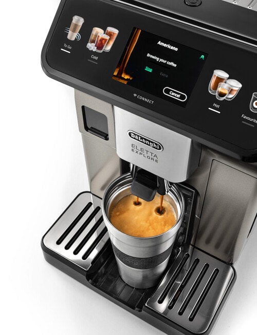 DeLonghi Eletta Explore Coffee Machine, ECAM45086T product photo View 03 L