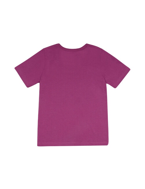 Champion Tonal Script Tee, Bruised Berry product photo View 02 L