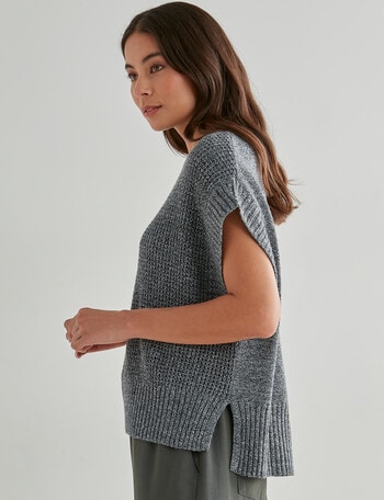 Mineral Maya Knitwear Vest, Marle product photo