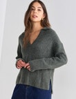 Mineral Olly Alpaca Blend Sweater, Sage product photo