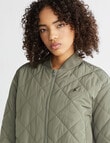 Calvin Klein Quilted Bomber Jacket, Olive product photo View 03 S