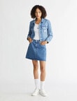 Calvin Klein Cropped 90S Denim Jacket, Denim Light product photo View 04 S