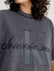 Calvin Klein Hero Monologo Boyfriend T-Shirt, Black product photo View 03 S