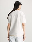Calvin Klein Hero Monologo Boyfriend T-Shirt, Ivory product photo View 02 S