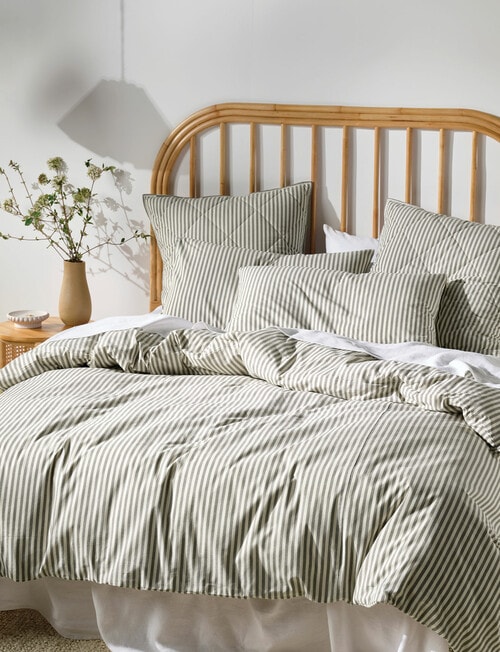 Linen House Pedro Duvet Cover Set, Charcoal product photo View 02 L