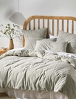 Linen House Pedro Duvet Cover Set, Charcoal product photo View 02 S