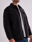 Gasoline Long Sleeve Overshirt, Charcoal product photo View 04 S