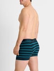 Jockey No Ride-Up Stripe Trunk, 2-Pack, Black & Team product photo View 04 S