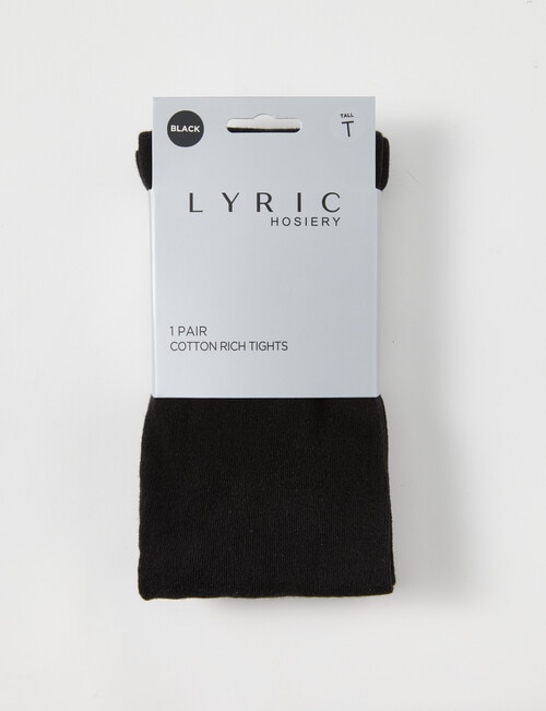 Lyric Cotton Rich Tight, 1-Pack, Black, S-XT product photo View 02 L