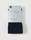Lyric Cotton Rich Tight, 1-Pack, Navy, S-XT product photo View 02 S