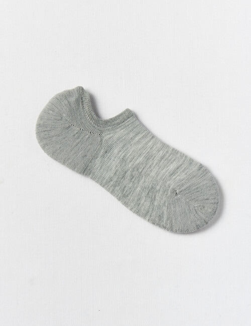 DS Socks Merino Cush Sole Liner Socks, Grey Marle, 5-11 product photo