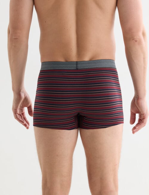 Jockey Comfort Heritage Stripe Trunk, 3-Pack, Grey & Deep Forest product photo View 03 L