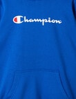 Champion Script Cotton Hoodie, Blue Grotto product photo View 03 S