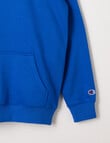 Champion Script Cotton Hoodie, Blue Grotto product photo View 04 S