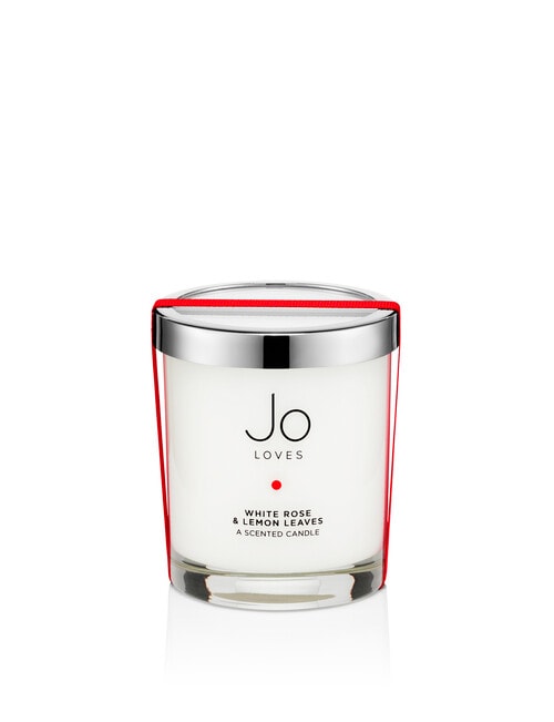 Jo Loves White Rose & Lemon Leaves Home Candle, 185g product photo