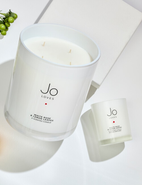 Jo Loves White Rose & Lemon Leaves Home Candle, 185g product photo View 02 L