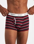 Bonds Guyfront Stripe Trunk, 3-Pack, Black & Astor Red product photo View 03 S