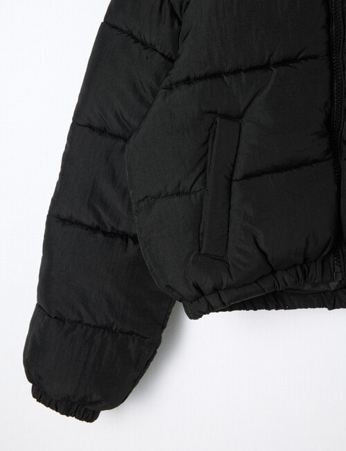 Switch Mini Puff Jacket, Black product photo View 02 L