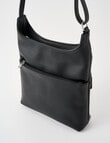 Boston + Bailey Soft Zip Crossbody Bag, Black product photo View 03 S