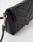 Boston + Bailey Quilted Envelope Crossbody Bag, Black product photo View 05 S
