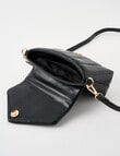 Boston + Bailey Quilted Envelope Crossbody Bag, Black product photo View 06 S
