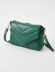 Boston + Bailey Quilted Envelope Crossbody Bag, Peacock product photo View 03 S