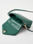 Boston + Bailey Quilted Envelope Crossbody Bag, Peacock product photo View 06 S