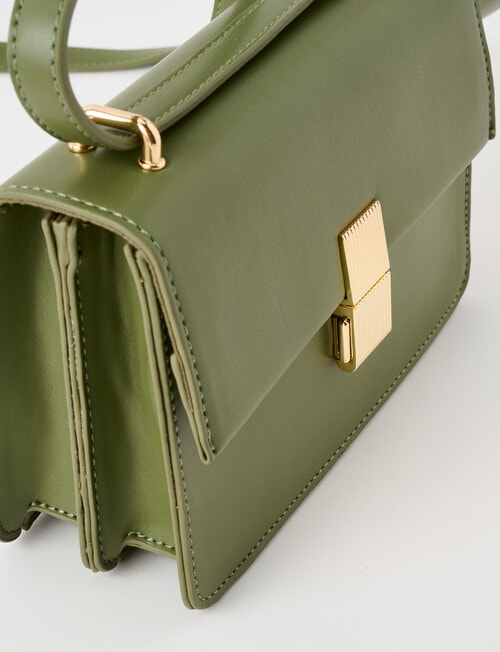Whistle Accessories Buckle Crossbody Bag, Light Khaki product photo View 05 L