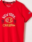 Champion Graphic Tee, Scarlet product photo View 02 S