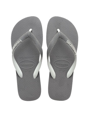 Havaianas Top Mix Jandal, Grey & White product photo