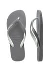 Havaianas Top Mix Jandal, Grey & White product photo View 02 S
