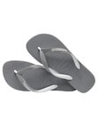 Havaianas Top Mix Jandal, Grey & White product photo View 05 S