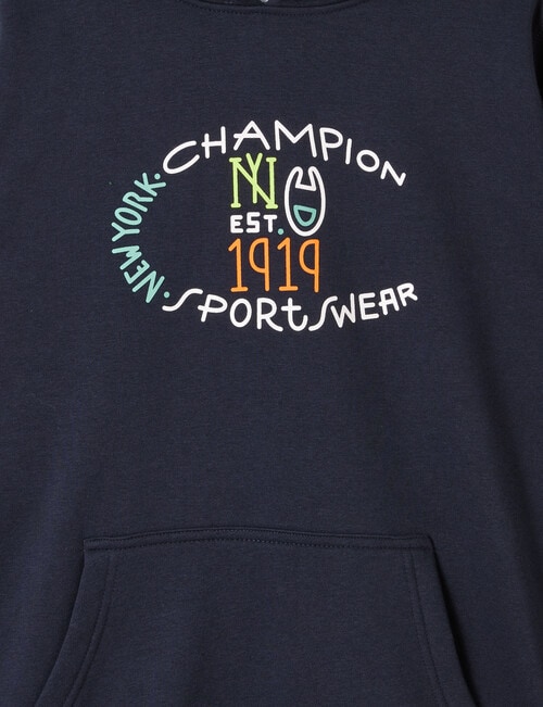 Champion Graphic Hoodie, Navy product photo View 03 L
