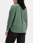 Levis Doreen Utility Shirt, Dark Forest product photo View 02 S