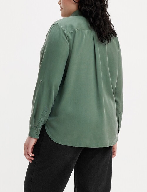 Levis Doreen Utility Shirt, Dark Forest product photo View 02 L