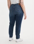 Levis High Waisted Mom Jean, Blue product photo View 02 S