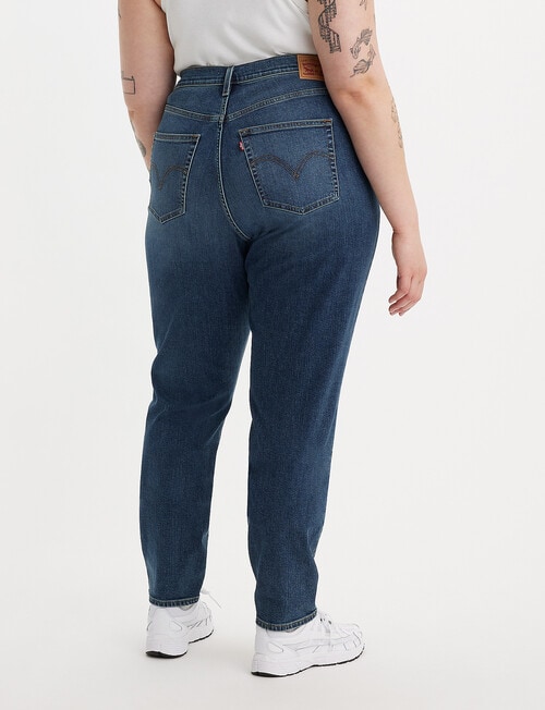 Levis High Waisted Mom Jean, Blue product photo View 02 L
